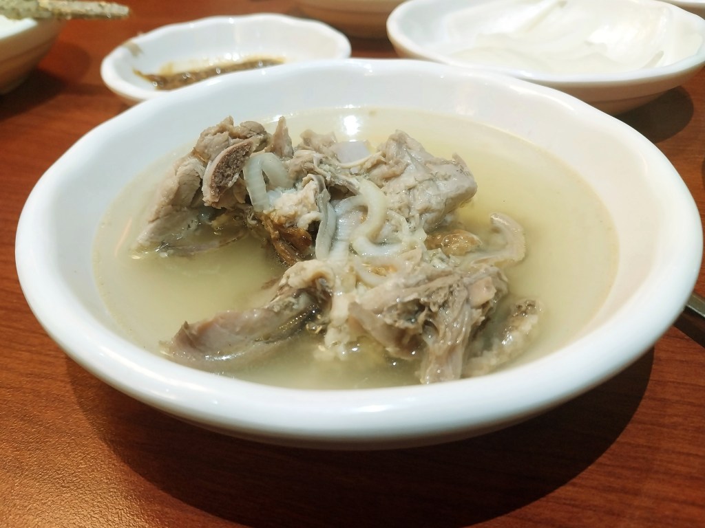 Duck soup in Incheon, Korea