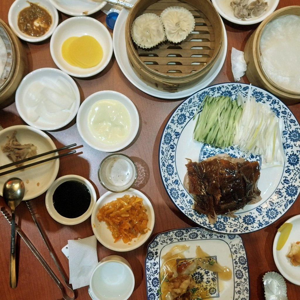 Peking (Beijing) Duck at a famous restaurant in Korea