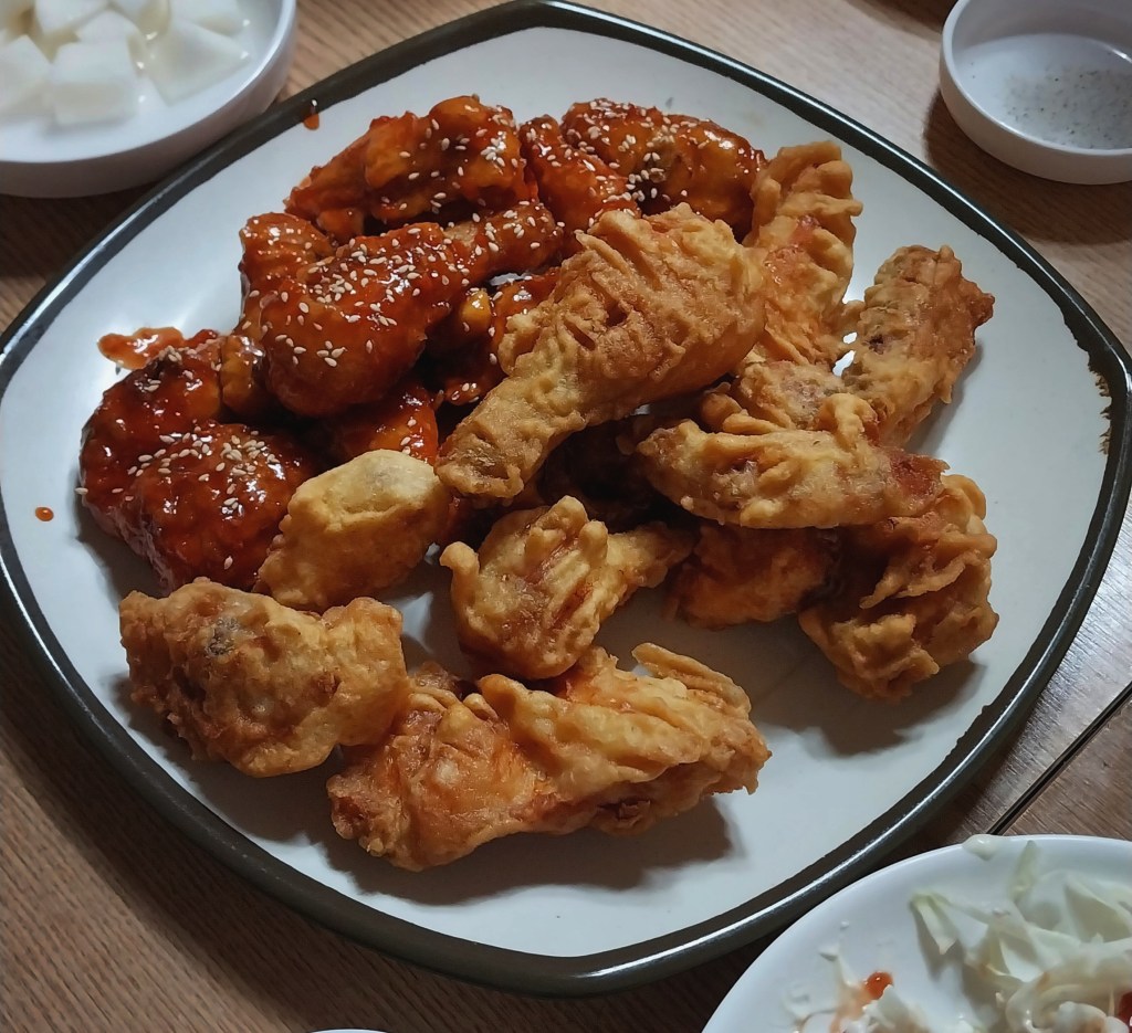 Old style Korean fried chicken